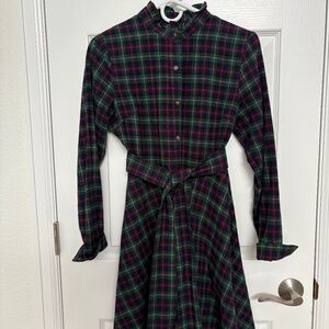 100% cotton flannel dress